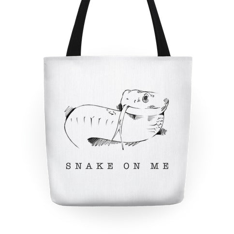 Snake On Me Tote Bag